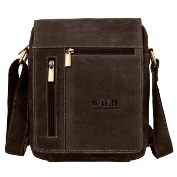 Pánska kožená taška Wild hnedá KZ2258280