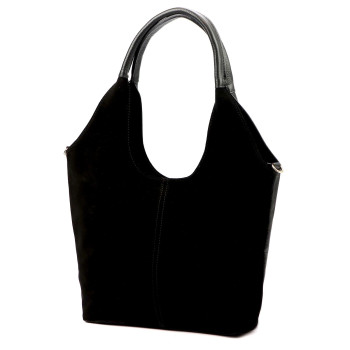 Kožená kabelka Luka čierna KZ2259660