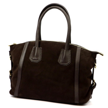 Kožená kabelka Luka hnedá KZ2259694