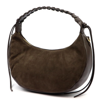 Kožená kabelka Luka hnedá KZ2259811