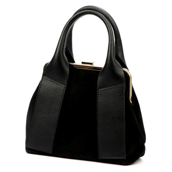 Kožená kabelka Luka čierna KZ2260140