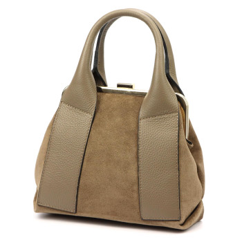 Kožená kabelka Luka béžová KZ2260142