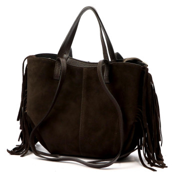 Kožená kabelka Luka hnedá KZ2260144