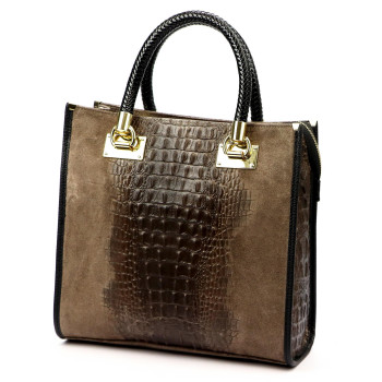 Kožená kabelka Luka béžová KZ2260173