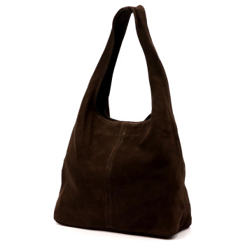 Kožená kabelka Camilla hnedá KZ2260044