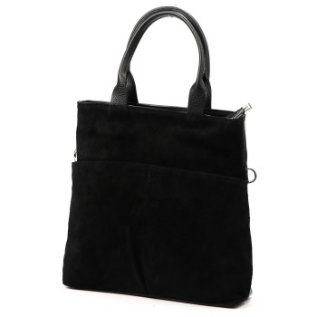 Kožená kabelka Luka čierna KZ2260151