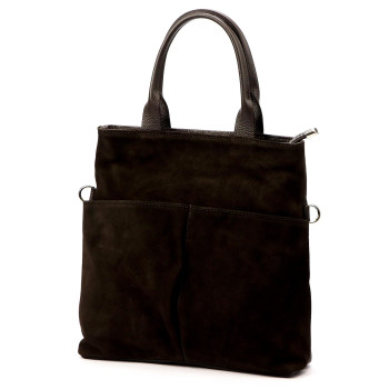 Kožená kabelka Luka hnedá KZ2260152