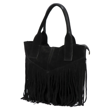 Kožená kabelka Luka čierna KZ2258642