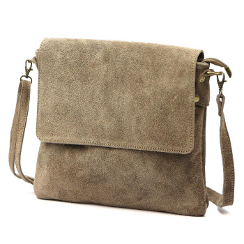 Kožená kabelka Luka béžová KZ2260017