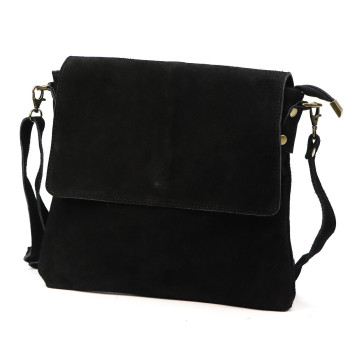 Kožená kabelka Luka čierna KZ2260018