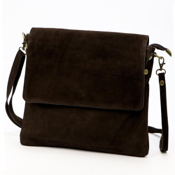 Kožená kabelka Luka hnedá KZ2260019