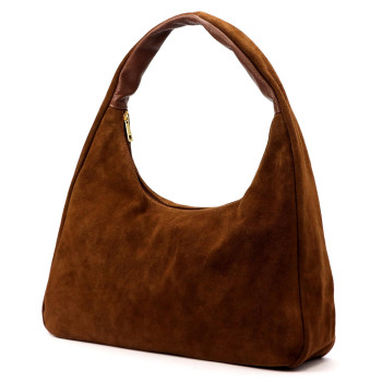 Kožená kabelka Luka hnedá KZ2260054