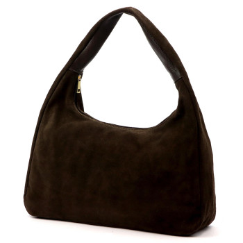 Kožená kabelka Luka hnedá KZ2260055