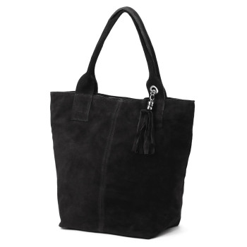 Kožená kabelka Luka čierna KZ2260148