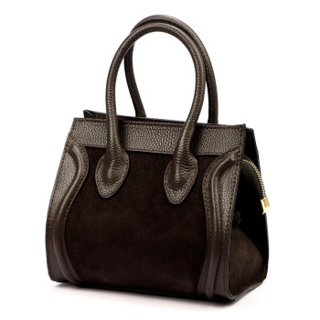 Kožená kabelka Luka hnedá KZ2260221