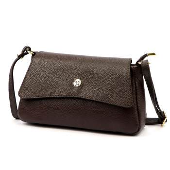 Kožená kabelka Gregorio hnedá KZ2259496