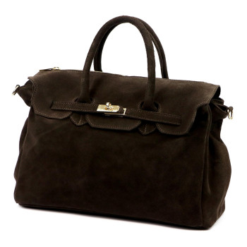 Kožená kabelka Camilla hnedá KZ2260251