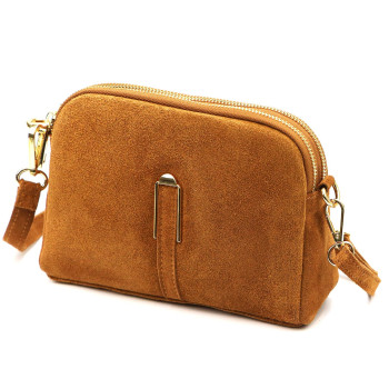 Kožená kabelka Luka hnedá KZ2260247