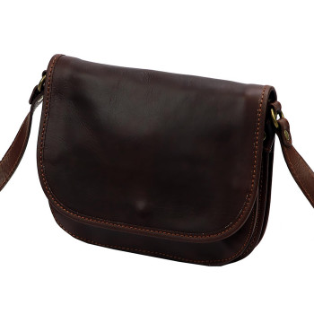 Kožená kabelka Florence hnedá KZ2260208