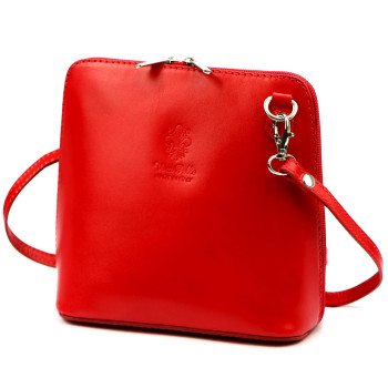Kožená kabelka Barberinis červená KZ2217838