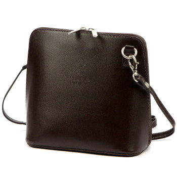 Kožená kabelka Barberinis hnedá KZ2232593