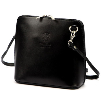 Kožená kabelka Barberinis čierna KZ2217735