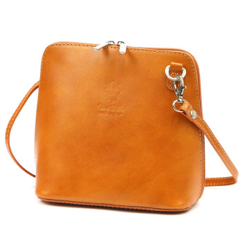 Kožená kabelka Barberinis hnedá KZ2217839