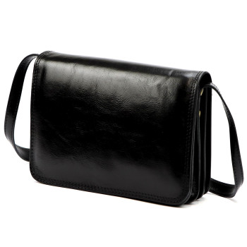 Kožená kabelka Florence čierna KZ2260409