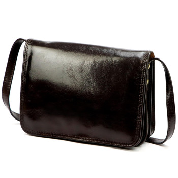 Kožená kabelka Florence hnedá KZ2260410