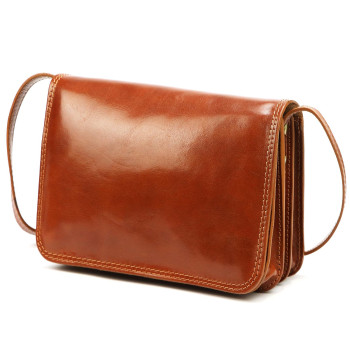 Kožená kabelka Florence hnedá KZ2260411