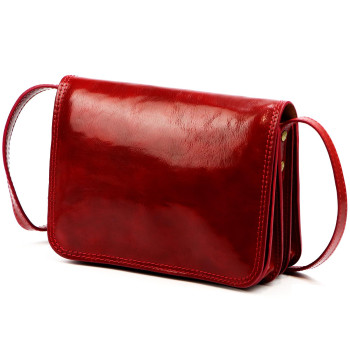 Kožená kabelka Florence červená KZ2260412