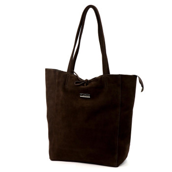 Kožená kabelka MiaMore hnedá KZ2259073