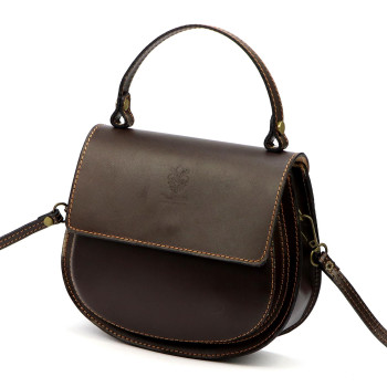Kožená kabelka Gregorio hnedá KZ2235194