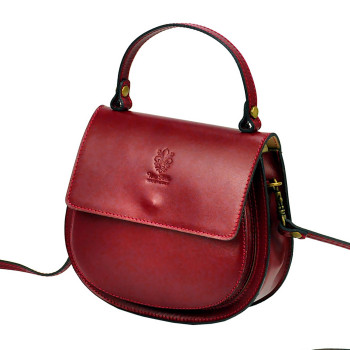 Kožená kabelka Gregorio vínová KZ2259148