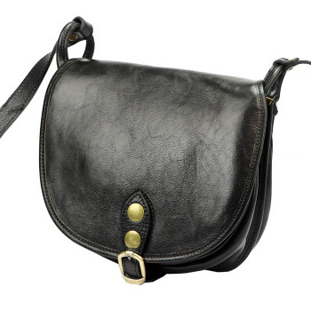 Kožená kabelka Florence čierna KZ2260563