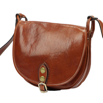 Kožená kabelka Florence hnedá KZ2260564