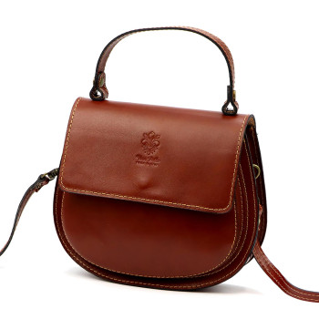 Kožená kabelka Gregorio hnedá KZ2235195