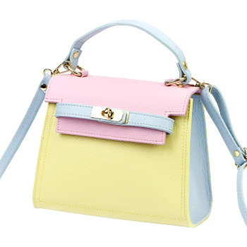 Kožená kabelka Luka žltá KZ2260770