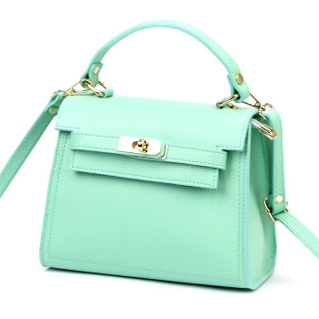 Kožená kabelka Luka zelená KZ2260788