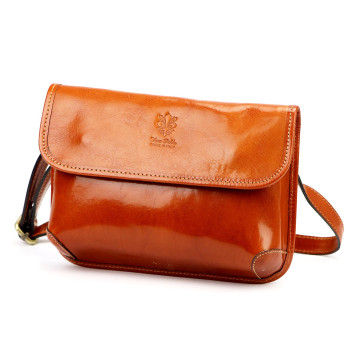 Kožená kabelka Florence hnedá KZ2260772