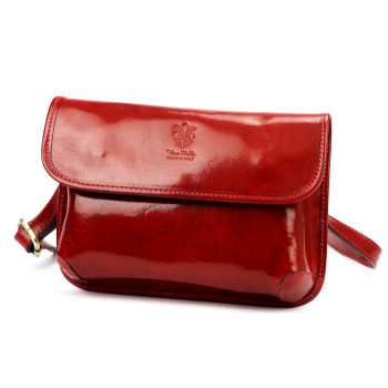 Kožená kabelka Florence červená KZ2260774