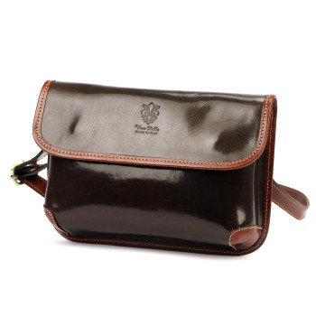 Kožená kabelka Florence hnedá KZ2260771