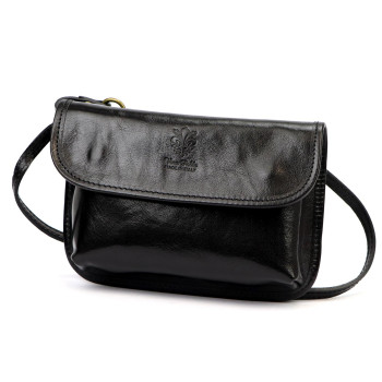 Kožená kabelka Florence čierna KZ2260775