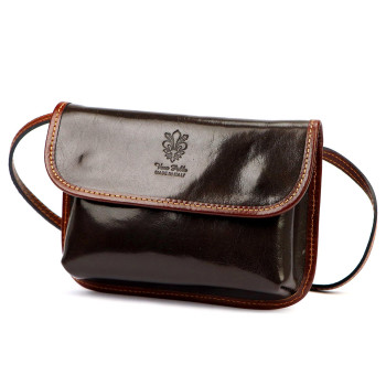 Kožená kabelka Florence hnedá KZ2260777