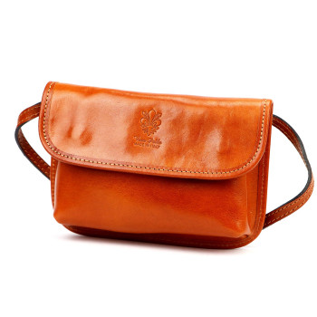 Kožená kabelka Florence hnedá KZ2260779