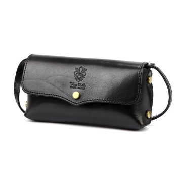 Kožená kabelka Florence čierna KZ2260781