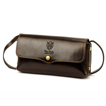 Kožená kabelka Florence hnedá KZ2260784