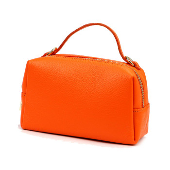Kožená kabelka Luka oranžová KZ2260867