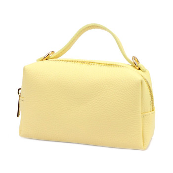 Kožená kabelka Luka žltá KZ2260871