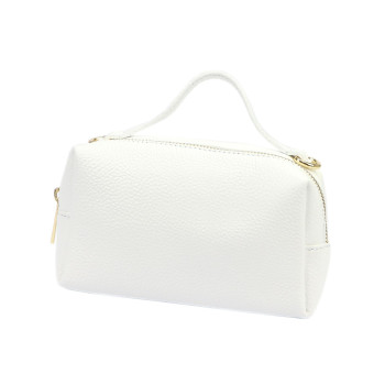 Kožená kabelka Luka biela KZ2260872